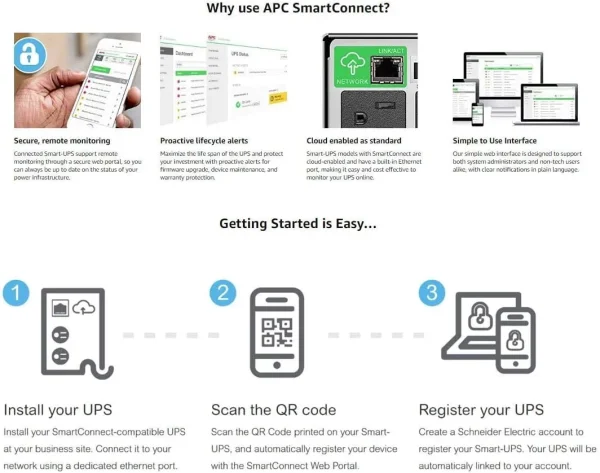 APC SMT1500C UPS SmartConnect 1500 VA SMT1500C - Imagen 2