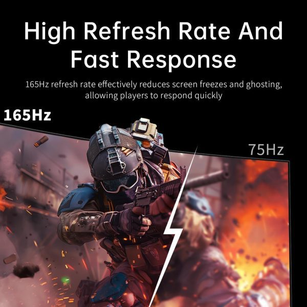 MONITOR KTC 24" GAMING CURVO FHD E-LED 165Hz 24SG850 - Imagen 2