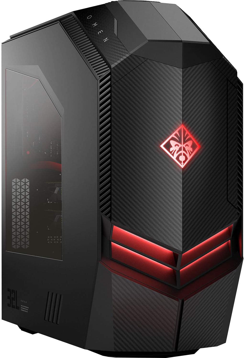 717VON4aysL._AC_SL1500_.jpg HP Omen 880 Gaming I7-8700K 16GB 256GB SSD GTX 1080 8GB 2TB61AV#ABA - Imagen 1