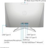 HP ALL IN ONE RYZEN5 4500U 16GB 512GB SSD 27" TOUCHSCREEN 577B6AA#ABA - Imagen 4