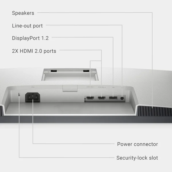 DELL 27" S2721QS MONITOR 4K UHD 3840x2160 S2721QS - Imagen 3
