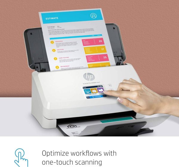 ¡Oferta! HP ScanJet Pro N4000 snw1 alimentación hojas 6FW08A#BGJ - Imagen 5