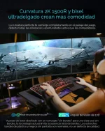 MONITOR KTC 27" GAMING CURVO QHD E-LED 2560 x 1440 27SG850 - Imagen 3