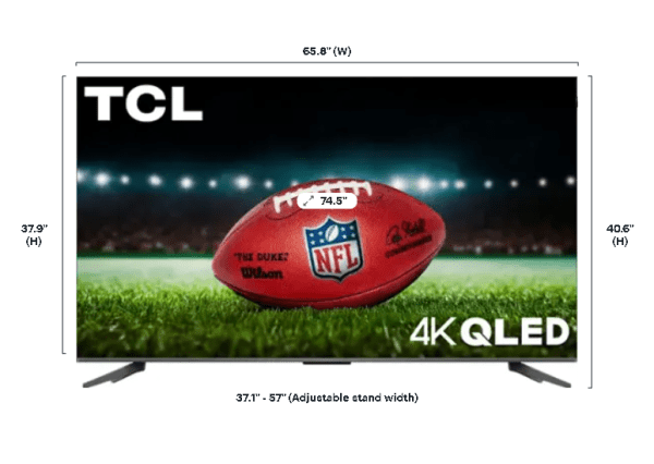TCL 75" CLASS Q6SERIES 4K UHD HDR QLED SMART FIRE TV 2024 75Q681F - Imagen 2