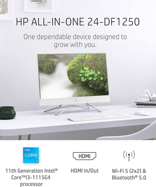 HP ALL IN ONE  I3 8GB 512GB SSD 24" TOUCH SCREEN 1J7P6AA#ABA - Imagen 2