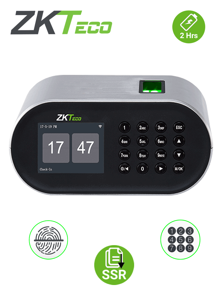 Control-Asistencia-Basico-Huellas-Contrasenas-WiFi-Funcion-SSR-D1-ZKTeco-TVC-Principal-1.png ¡Oferta! ZKTECO D1 Control de Asistencia Básico 1000 Huellas ZK-D1 - Imagen 1