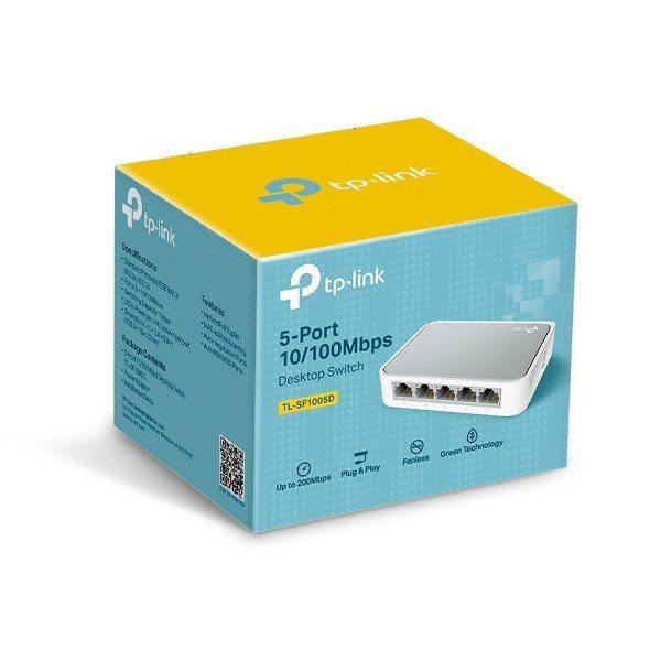 TP-Link-switch-10-100-Mbps-TL-SF1005D.jpg TP-Link switch 10/100 Mbps TL-SF1005D - Imagen 1