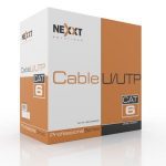 CABLE UTP NEXXT CAT 6 TRENZADO 4P 23AWG CMR AZUL 305M NGC‐3UURBT00