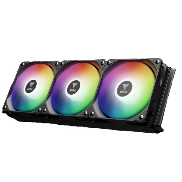 ENFRIADOR LIQUIDO GAMDIAS AURA GL360 LITE 3 PINES RGB LGA 1851-AM5 AURA GL360 LITE - Imagen 3