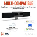 HP POLY Studio USB Video Bar Conferencias  842D4AA#ABA - Imagen 5