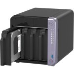QNAP TS-432X3 4BAY NAS W/HWPERP ENCRYPT 4CORE 1.7GHZ 4GB 1X10GB TS-432X-4G-US