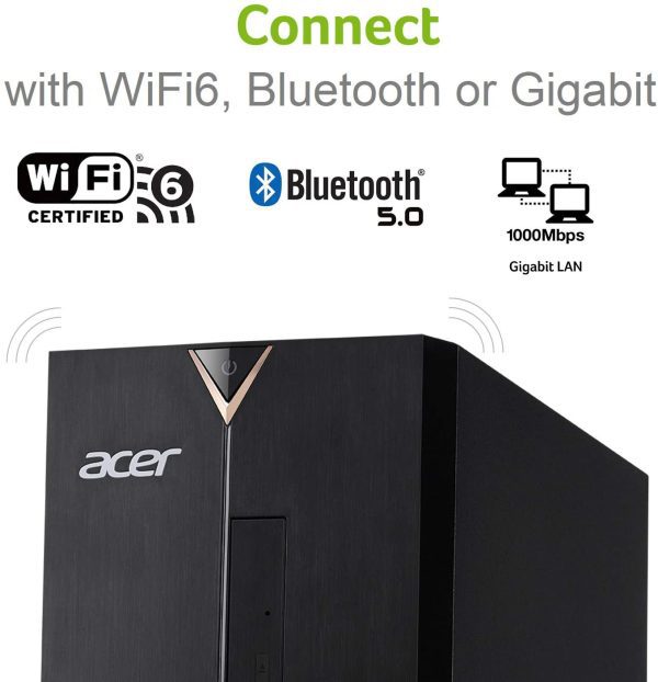 Acer Aspire TC-895-UA92 Desktop I5-10400 12GB 512GB SSD M.2 TC-895-UA92 - Imagen 3