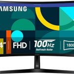 SAMSUNG 24" S3 S36GD MONITOR ESSENTIAL 24" FHD CURVED LS24D366GANXZA