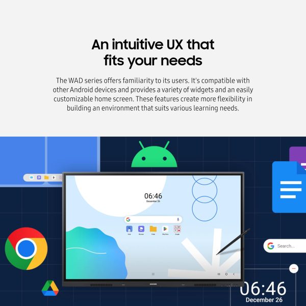 SAMSUNG PANTALLA DIGITAL INTERACTIVA TOUCH WIFI 65" WAC LH65WACWLGXCXZA - Imagen 5