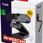 CAMARA WEB TRUST TAXON ECO QHD 2K MICROFONO 24732