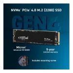 CRUCIAL DISCO DURO P3 PLUS 2TB 3D NAND NVME CT2000P3PSSD8 - Imagen 2