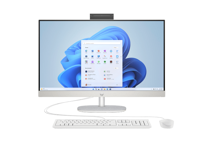 HP TODO EN UNO 27-CR0252LA RYZEN 5 -7520U 16GB 512GB SSD 27" WIN11H BA1W3LA - Imagen 1