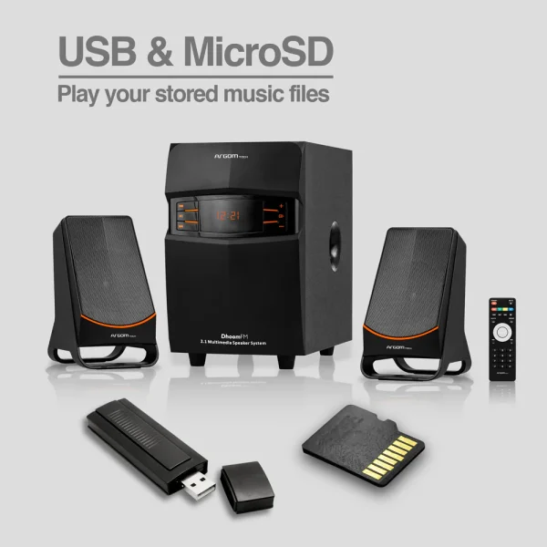 ARGOM SOUNBASS 40W BT 5.0 NEGRO ARG-SP-3540BK - Imagen 3