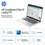 HP OMNIBOOK 5 FLIP 2-IN-1 14-FP0013DX 14" TOUCH 2K CORE 5 120U 8GB 512GB  WIN11 B5UJ3UA#ABA - Imagen 2