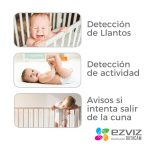 EZVIZ CAMARA WIFI HD 1080P 2MP MONITOR PARA BEBE CS-BM1-R100-2D2WF - Imagen 7