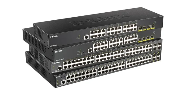 DGS_1250_slider1-600x308-1.webp D-Link Switch 48 10/100/1000 Mbps 4 SFP+ 10G DGS-1510-52X - Imagen 1