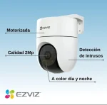 EZVIZ CAMARA H8c 2MP EXTERIOR PT HD PANORAMICA 360° CS-H8C-R100-1K2WKFL