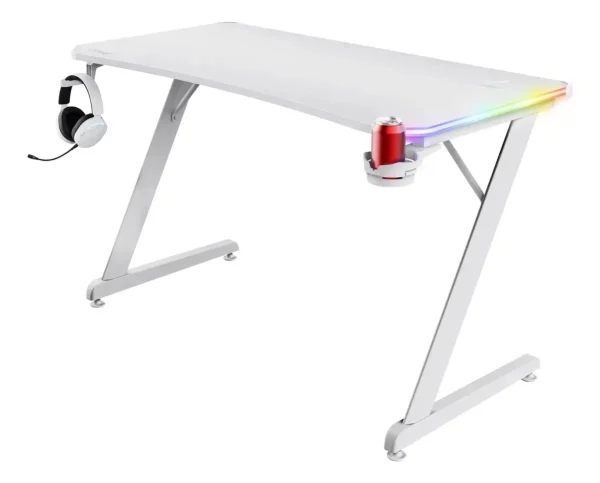 MESA GAMING TRUST GXT709 LUMINUS WHITE 120X60 RGB 25328 - Imagen 4