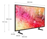 SAMSUNG TELEVISOR UNDU7000 70" 4K CRYSTAL UHD UN70DU7000PXPA - Imagen 3