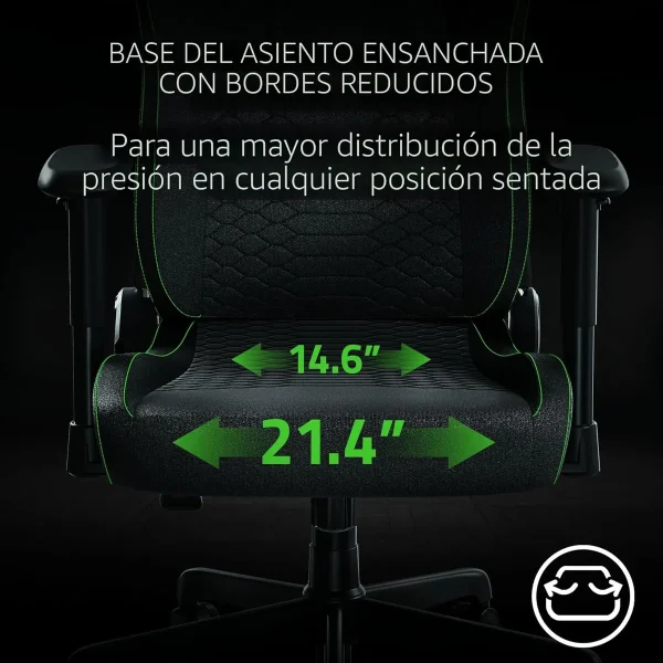 SILLA RAZER GAMING ISKUR V2 X ELEVACION POR GAS ISKUR V2 X GRIS - Imagen 5
