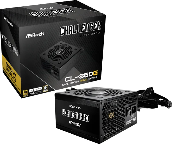 FUENTE PODER ASROCK 850W GAMING CL-850G/ ATX 3.1/ 80+GOLD 90-UXC085-GNUAAA - Imagen 4