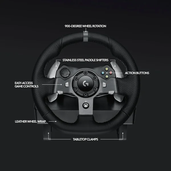 VOLANTE LOGITECH G920 DRIVING WHEEL/ XBOX/ USB 941-000122 - Imagen 6