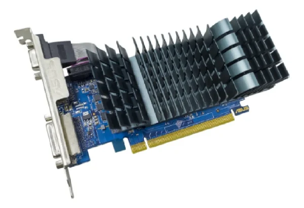 TARJETA VIDEO ASUS GEFORCE GT710 2GB GDDR5 VGA DVI-D HDMI  90YV0ALA-M0AA00 - Imagen 2