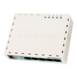 ROUTER MIKROTIK 5 PUERTOS 10-100-1000 ETHERNET RB750GL