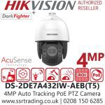HIKVISION CAMARA DOMO PTZT IP IR DARKFIGHTER 7" 4MP 32X ZOOM DS-2DE7A432IW-AEB(T5)