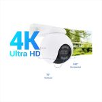 EZVIZ CAMARA H80X DUAL 4K EXTERIOR PT 6MP PANORAMICA 360° CS-H80x-R100-8G82WKFL
