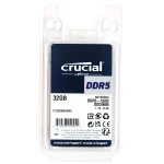 CRUCIAL MEMORIA 32GB DDR5 SODIMM 5600 MT/s CT32G56C46S5