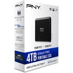 PNY 4TB EliteX-Pro USB 3.2 Gen  SSD PSD0CS2260-4TB-RB