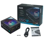 AZZA FUENTE 650W 80 PLUS BRONZE ARGB CA-AZZA-PSU650WD