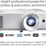 Optoma EH412 1080P HDR DLP Proyector profesional EH412