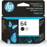 HP 64 Cartucho de tinta negro  N9J90AN