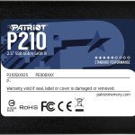 PATRIOT P210 SATA 3 1TB SSD 2.5" P210S1TB25