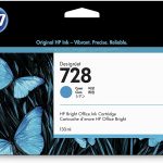 HP 728 Cartucho Cian Original 130ml  F9J67A