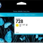 HP 728 Cartucho Amarillo Original 130ml  F9J65A