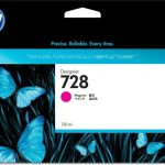 HP 728 Cartucho Magenta Original 130ml  F9J66A