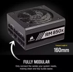 Corsair FUENTE PSU 850W RM850E GOLD 80+ CORSAIR PSU 850WGOLD