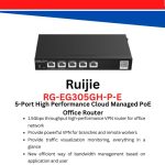 ¡Oferta! RUIJIE/REYEE ROUTER ADMINISTRABLE RG-EG305GH-P-E