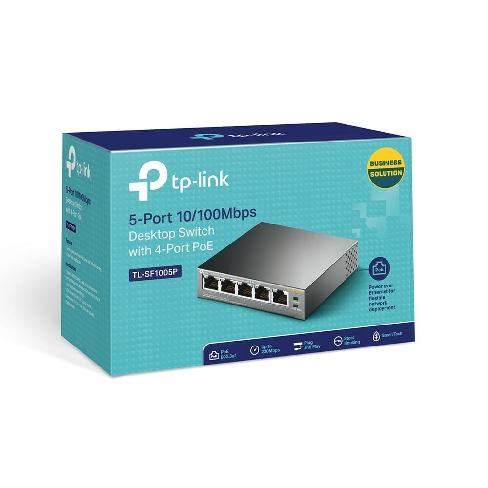 TL-SF1005PUN1.0-05_large_1504604406253i.jpg TP-LINK SWITCH 5 PUERTOS -4X POE PUERTOS TL-SF1005P - Imagen 1