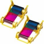 Zebra 800033-340 YMCKO Color Ribbons Paquete de 2