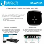 ¡Oferta! UFiber UF-WiFi-US WiFi 4-Port GPON  UF-WiFi