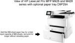 HP LaserJet Pro Alimentador hojas 550 páginas D9P29A - Imagen 4